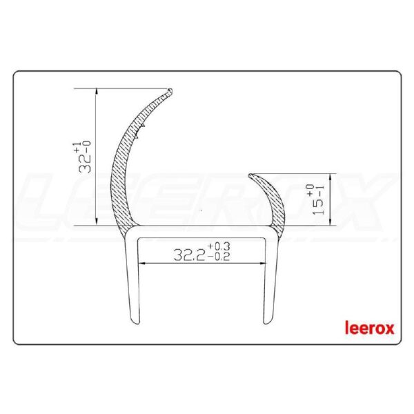 Door Rubber Pvc 32mm