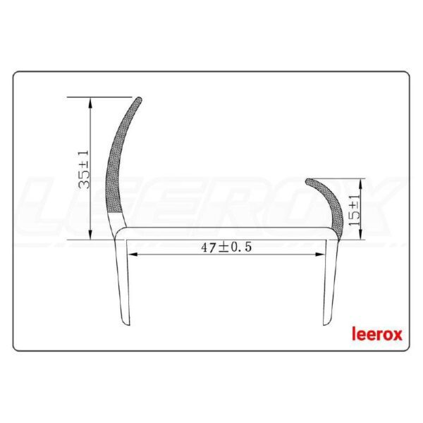 Door Rubber Pvc 47mm